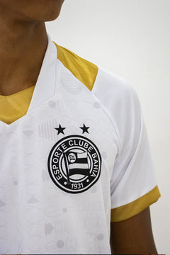 Camisa Novembro Negro AFROPUNK 2025 Esporte Clube Bahia Masculina Branca
