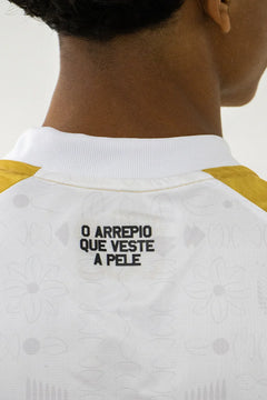 Camisa Novembro Negro AFROPUNK 2025 Esporte Clube Bahia Masculina Branca