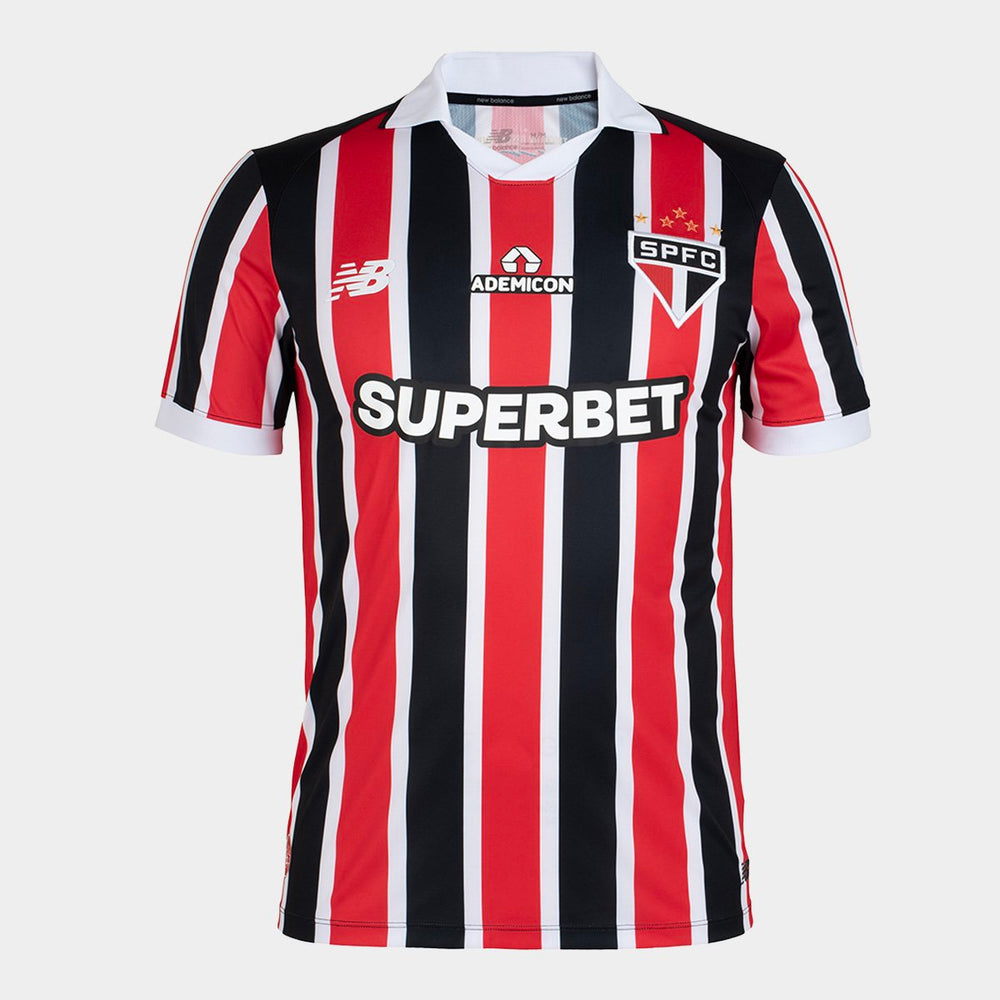 Camisa São Paulo II 26/27 Torcedor New Balance Masculina - Vermelho+Branco