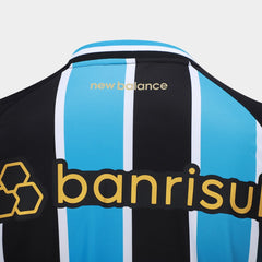 Camisa Grêmio I 26/27 s/n Torcedor New Balance Masculina - Preto+Azul