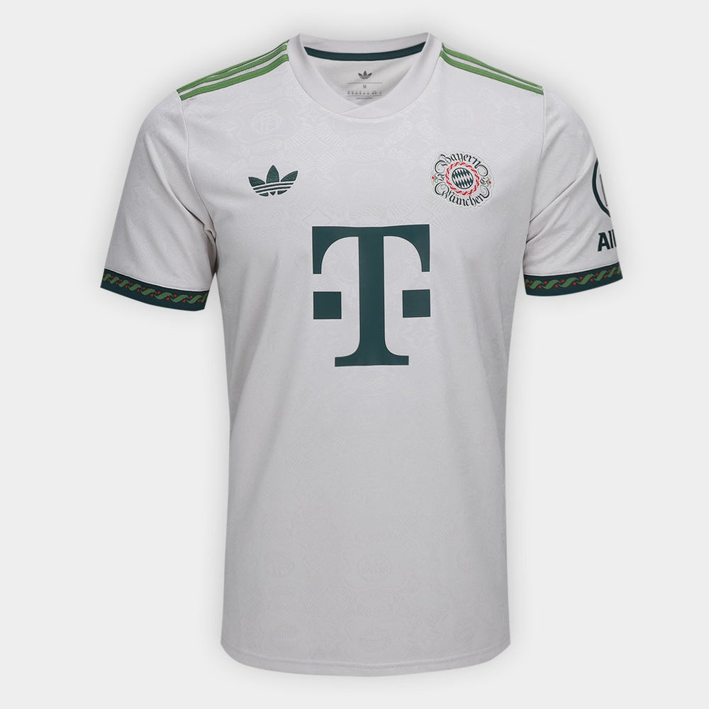 Camisa Bayern de Munique Oktoberfest 25/26 s/n Torcedor Adidas Masculina - Bege