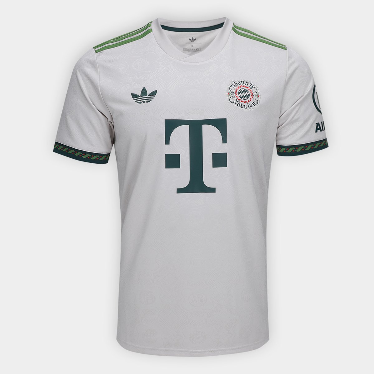 Camisa Bayern de Munique Oktoberfest 25/26 s/n Torcedor Adidas Masculina - Bege