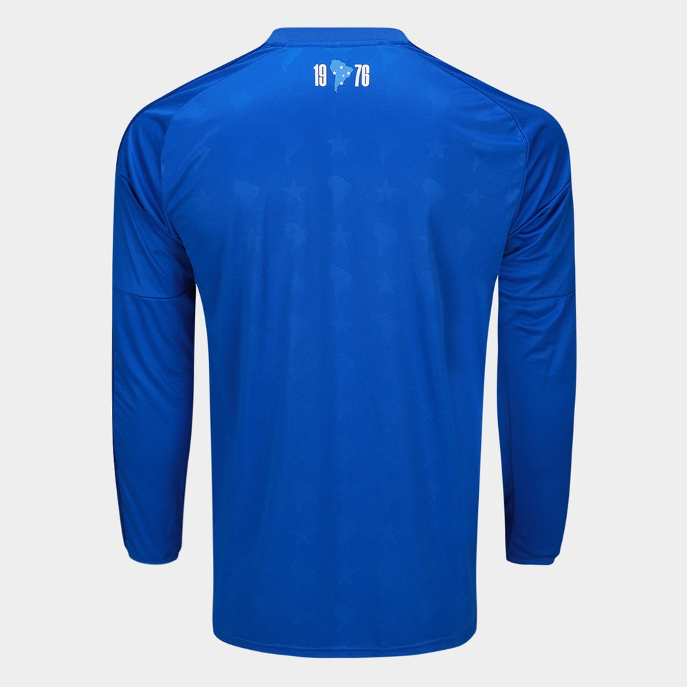 Camisa Cruzeiro I 26/27  Manga Longa Adidas Masculina - Azul Royal