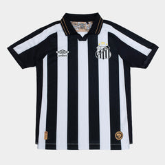 Camisa Santos II 26/27 s/n Jogador Umbro Masculina - Preto+Branco