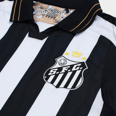 Camisa Santos II 26/27 s/n Jogador Umbro Masculina - Preto+Branco