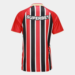 Camisa São Paulo II 25/26 s/n Torcedor New Balance Feminina - Vermelho+Branco