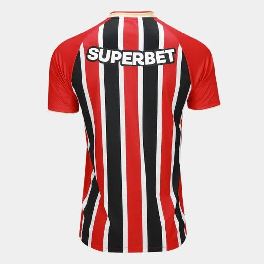 Camisa São Paulo II 25/26 s/n Torcedor New Balance Masculina - Vermelho+Branco