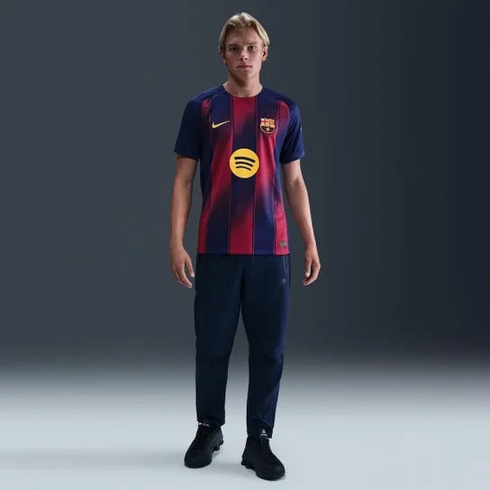 Camisa Barcelona Nike I 2025/26 Torcedor Pro Masculina - Azul+Vermelho