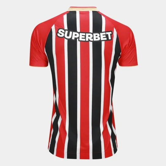 Camisa São Paulo II 25/26 s/n Jogador New Balance Masculina - Vermelho+Branco