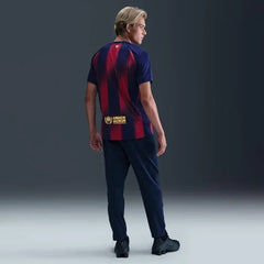 Camisa Barcelona Nike I 2025/26 Torcedor Pro Masculina - Azul+Vermelho