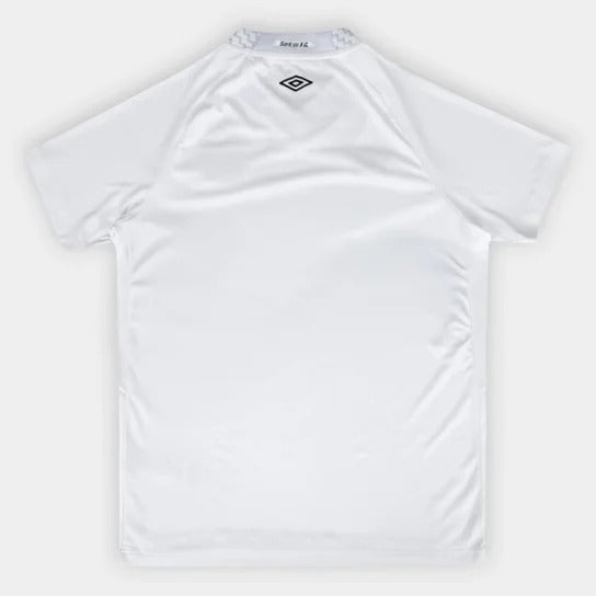 Camisa Infantil Santos I 25/26 Torcedor Umbro - Branco+Cinza