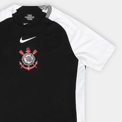 Camisa Corinthians II 25/26 s/n Jogador Nike Masculina - Preto+Branco