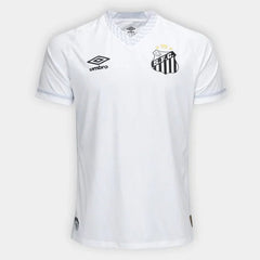 Camisa Santos I 25/26 Jogador Umbro Masculina - Branco+Cinza