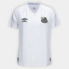 Camisa Santos I 25/26 Torcedor Umbro Feminina - Branco+Cinza