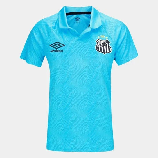 Camisa Santos 25/26 s/n Torcedor Edição Especial Umbro Feminina - Azul+Preto