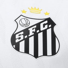 Camisa Santos I 25/26 Jogador Umbro Masculina - Branco+Cinza