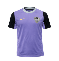 Camiseta Masculina Atlético Mineiro Nike Treino 26 Roxo e Preto