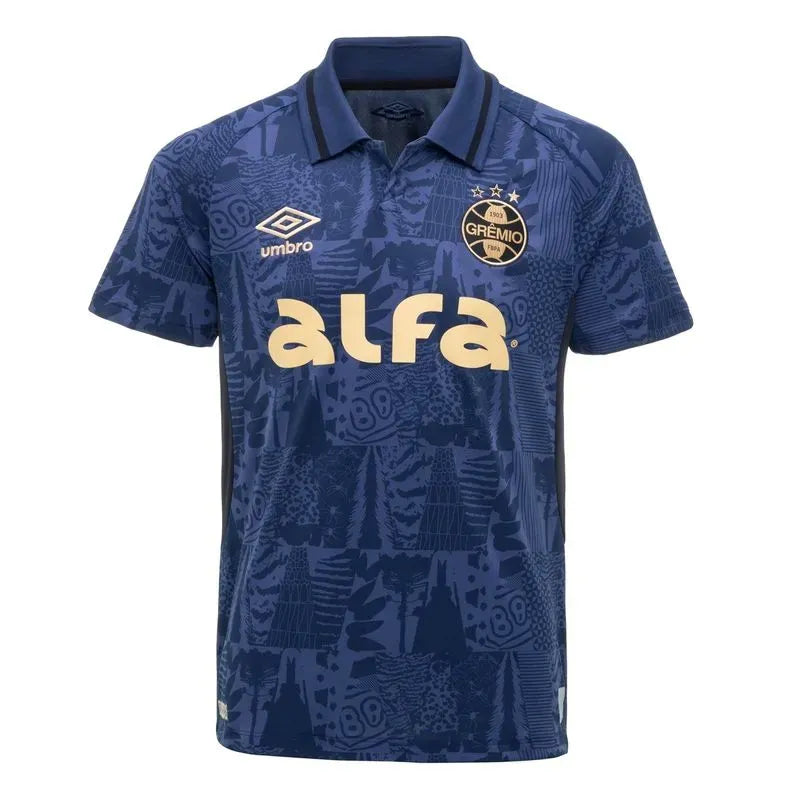 Camisa Grêmio III Marinho Masc. Classic Umbro 25/26