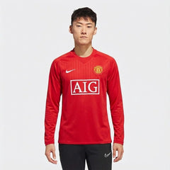 Camisa Retrô Manchester United 2007/08 I Manga Longa