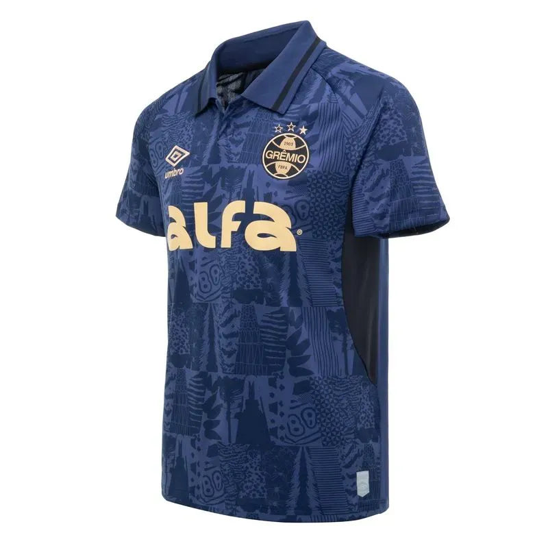 Camisa Grêmio III Marinho Masc. Classic Umbro 25/26