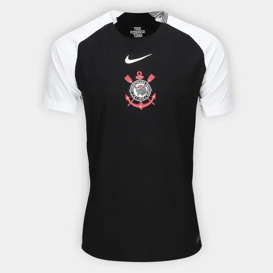 Camisa Corinthians II 25/26 s/n Jogador Nike Masculina - Preto+Branco
