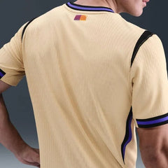 Camisa Barcelona Nike II 2025/26 Jogador Masculina - Bege+Preto