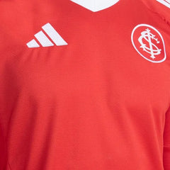 Camisa Internacional I 25/26 Manga Longa Adidas Masculina - Vermelho+Branco