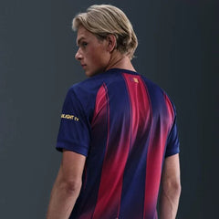 Camisa Barcelona Nike I 2025/26 Torcedor Pro Masculina - Azul+Vermelho